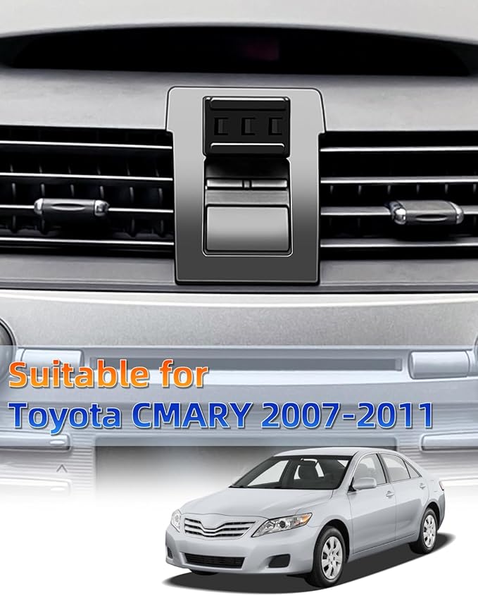 PZK Car Phone Mount for Toyota Camry 2007 2008 2009 2010 2011 Accessories Custom Air Vent Car Phone Holder Magnetic 15W Fast Wireless Charger 360° Rotation Cell Phone Automobile Cradles