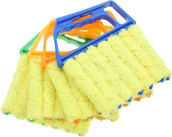 Ipetboom 12pcs Portable Blinds Cleaner Detachable Window Vent Duster for Efficient Dust Removal for Air Conditioner Vents and Hard Reach Areas Sturdy and Washable Design