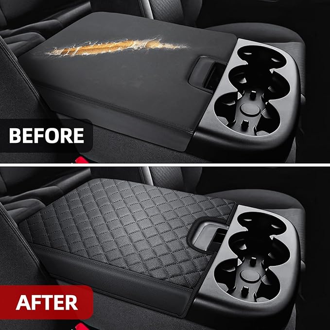 Center Console Cover Fit for Silverado Tahoe Sierra Yukon Suburban 2007-2013 Jump Seat Console, Car Armrest Seat Box Cover, Car Arm Rest Covering, Arm Rest Cushion Pad