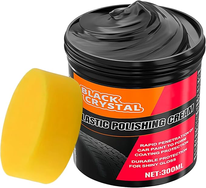 Trim Restorer Automotive, high-Performance, Modern, Portable, – Car Dashboard 300g Detailing, Supplies Cleaner Paste Coating, Long Lasting Metal Plating Parts | Multipurpose Outdoor Indoor Utility