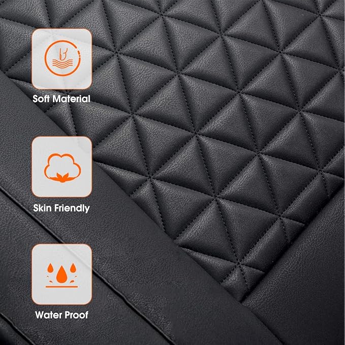 Universal Seat Cushion, Comfortable Seat Cover with Full Back Support in Winter (Large)