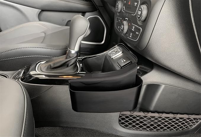 Center Console Organizer Gear Shift Storage Tray Compatible with Jeep Compass Trailhawk North Sport Limited Latitude 2017 2018 2019 2020 with Auto Transmission (Pack of 1)