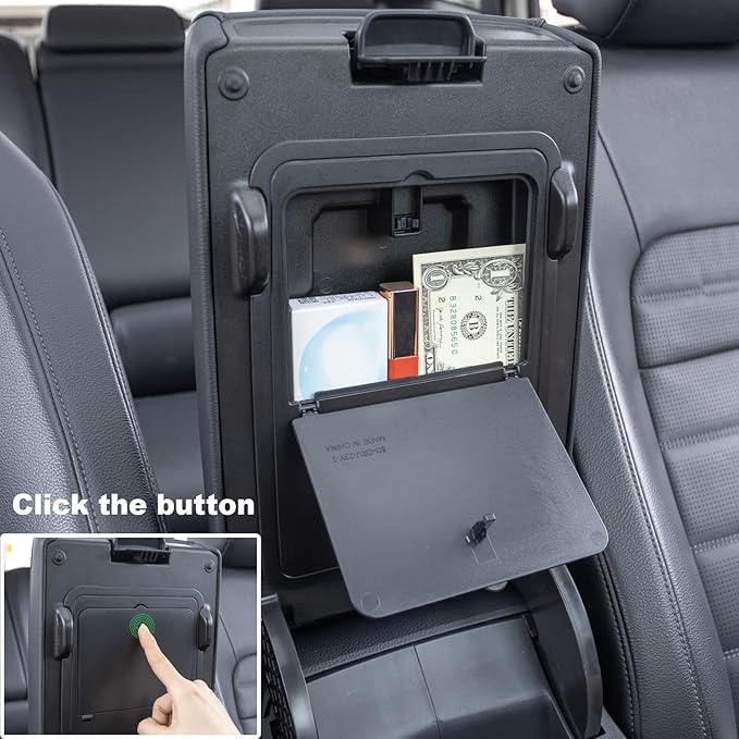 PIMCAR 4-Piece Center Console Organizer Set for 2023-2025 2026 Honda CRV Custom Fit Armrest Tray, Console Tray, Hidden Storage Box and Armrest Dividers ABS Material Car Interior OEM Accessories