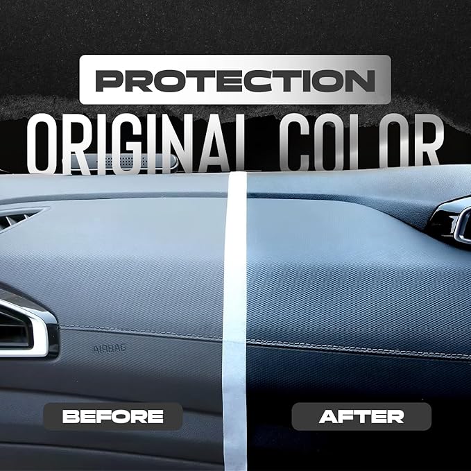 GX-3 Plastic Restorer – Black Plastic Restorer for Cars & Automotive Trim Restorer – Interior Car Cleaner & Exterior Faded Plastic, Vinyl & Rubber Renewer with Aloe Vera 12PK (14 fl oz)