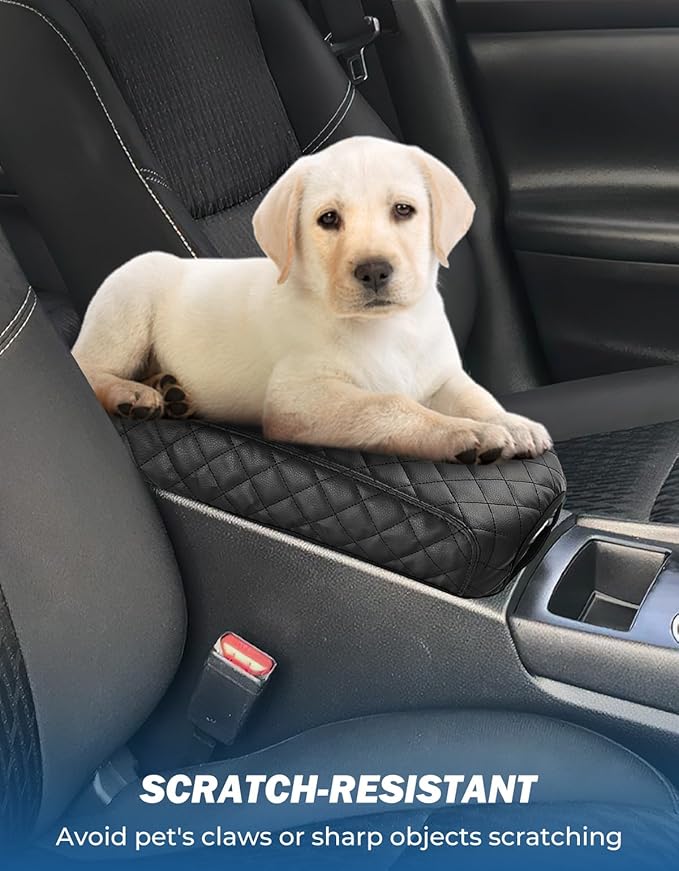 JOYTUTUS Center Console Cover Compatible with 2013-2018 Nissan Altima Leather Armrest Cover Center Console Cushion Nissan Altima Accessories