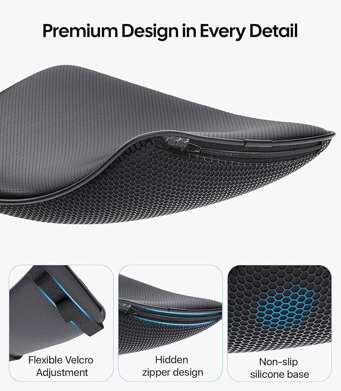 Wigoo Center Console Lid Cover for Tesla Model Y Juniper 2025-2026 & Model 3 Highland 2024-2026 (Standard, Premium & Performance), [Soft Support] Nappa Leather Armrest Protector Cover, Black