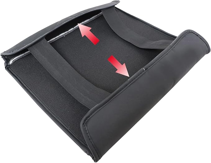 GXARTS Front Leather Center Console Lid Armrest Cover Cushion Pad Compatible with Toyota Tundra 2007 2008 2009 2010 2011 2012 2013 Fit for Toyota Sequoia 2008-2015