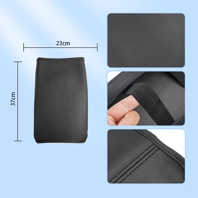 2023-2025 2026 Pilot Accessories Center Console Cover for Honda Pilot (LX/Sport/EX-L/TrailSport/Touring/Elite/Black Edition), Waterproof&Comfy Leather Armrest Cover 2026 2025 Pilot Accessories