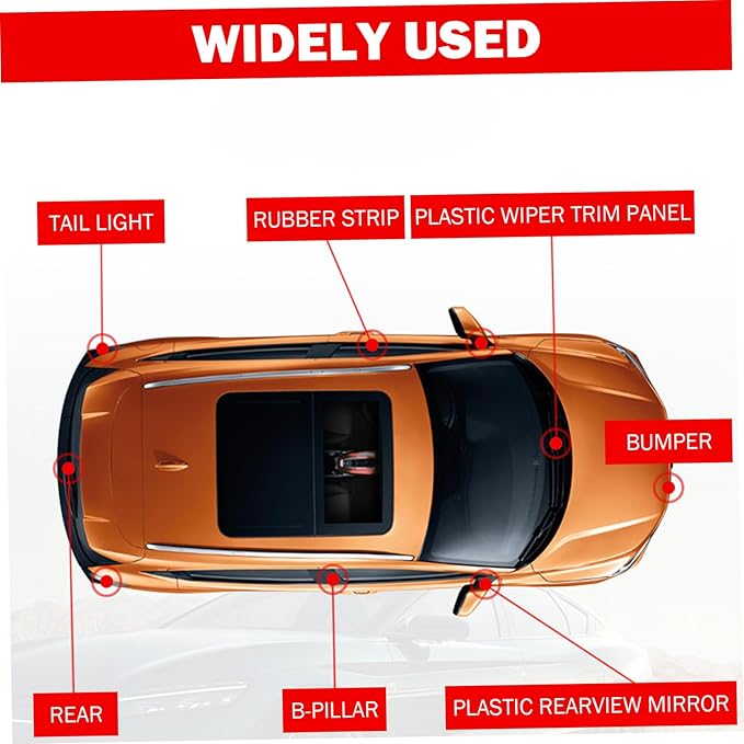 Plastic Parts Crystal Coating, 30ml Car Plastic Plating Refurbishing Agent with Sponge, Great Gloss Protection Car Trim Restorer for Interior or Exterior