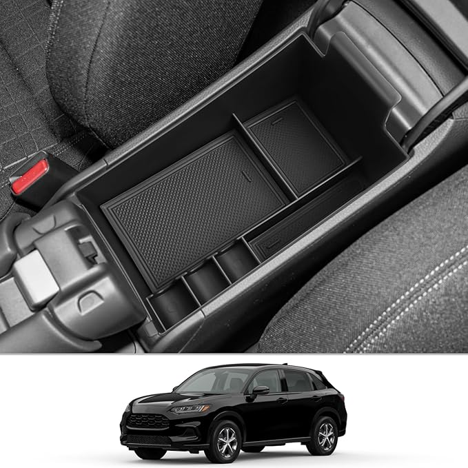 CDEFG 2025 2026 2027 HR-V Center Console Organizer Tray for 2023-2026 2027 Honda HRV HR-V Accessories Middle Console Armrest Tray Storage Box Secondary Insert Coin Container Car Interior Accessory