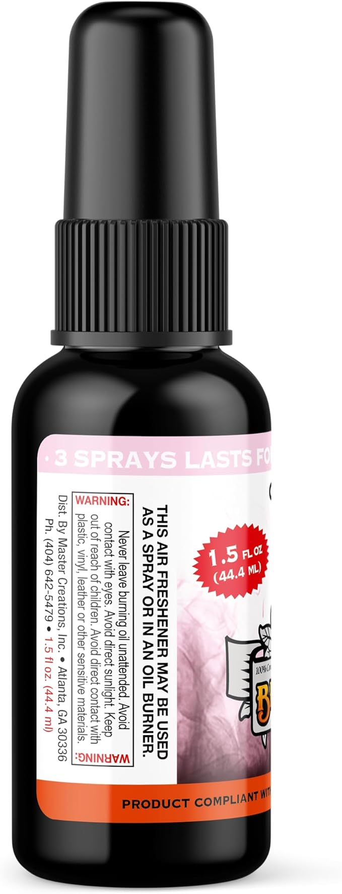 BluntPower (Cotton Candy, 1 Pack) Concentrated Air Freshener for Room and Car Spray - Oil-Based Diffuser Spray Bottle - Long-Lasting Bathroom Spray, Car Freshener, & Odor Eliminator Spray