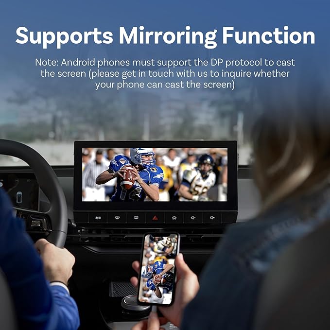 Ottocast Car TV Mate Max - 2025 Fire TV Stick Converter with Wireless CarPlay Android Auto, HD HDMI Car Adapter Cast Video/Game to Car, Works for Wired CarPlay Cars and Most Streaming Devices