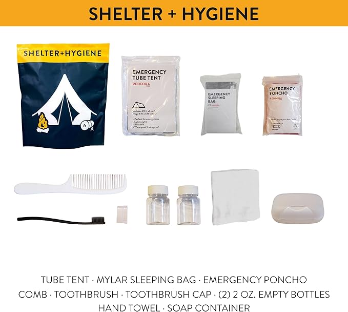 Complete Earthquake Bag - 3 Day Emergency kit for Earthquakes, Hurricanes, Wildfires, Floods + Other disasters