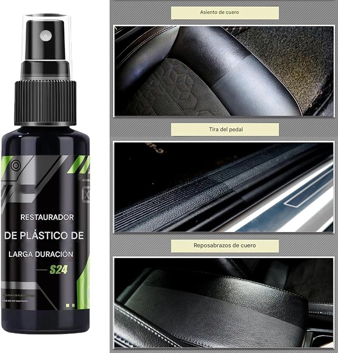 Genérico Car Trim Restorer | Restoration Product 100ml,Spray Cleaner Repair for Dashboard Center Console Car Truck Home Garage