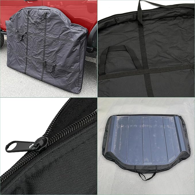 Hard Top Storage Bag for Ford Bronco 2026 2025 2024 2023 2022 2021 4 Door, Roof Middle Panel Over Second Row Seat for Bronco, Multi-Layer, Off-Road, Mid Panel