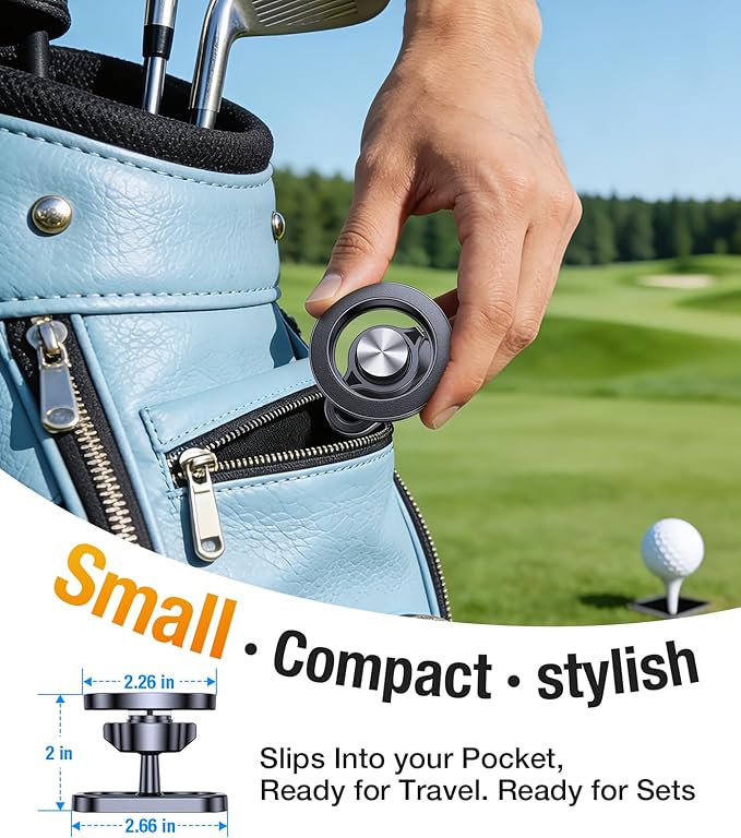 Magnetic Golf Cart Phone Holder for MagSafe Gym Mount【Strong Magnets】Magnetic Phone Holder for Golf Cart Phone Mount for iPhone 17 16 15 Fits EZGO Club Car Yamaha Icon Golf Accessories For Mothers Day