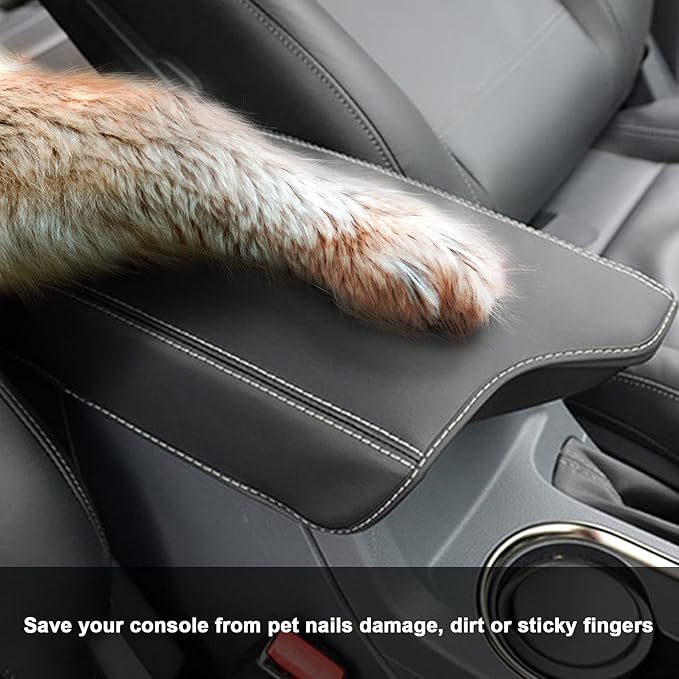 SXCY Fit for 2019 2020 2021 2022 2023 Ford Ranger Armrest Cover 2023 Ranger Center Console Cover 2023 Ranger Console Cushion Pad 2023 Ranger Seat Box Cover Protection 2022 2023 Ranger Accessories