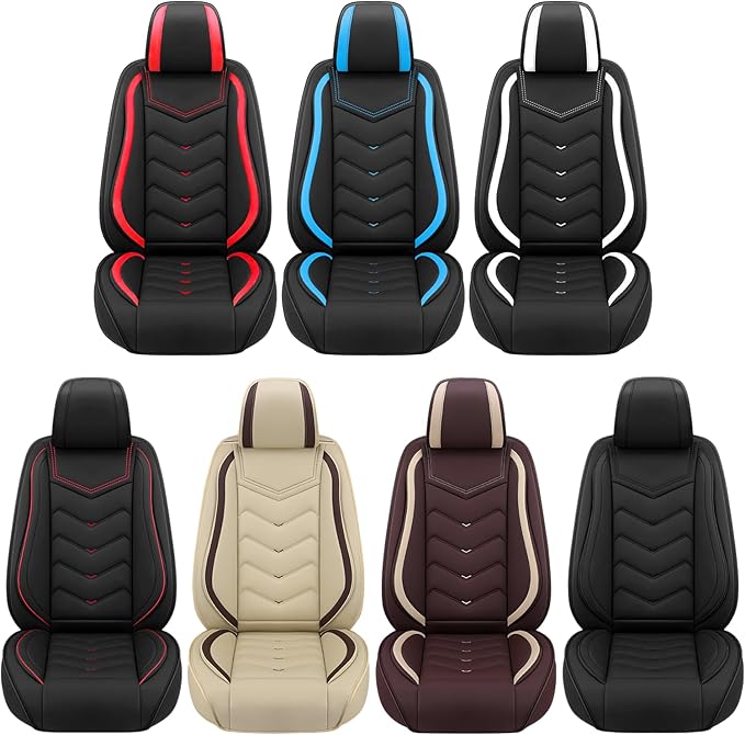 Car Seat Covers Fit for Infiniti g37 2000-2026, Stylish Sport Seat Covers, Waterproof Wear-Resistant Premium Nappa Leather Car Seat Cover.(Full Set/Beige)