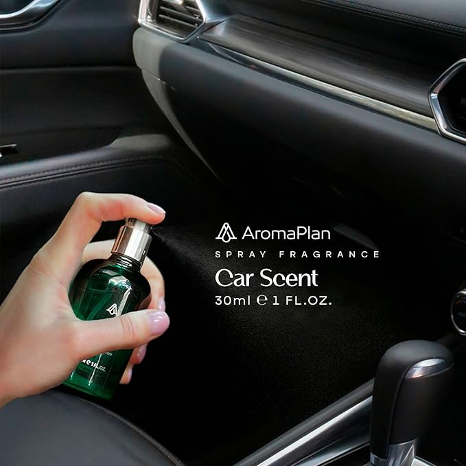 AromaPlan Car Air Freshener Spray, Dubai- Non-Toxic, Concentrated, Odor Eliminator & Long Lasting Car Air Freshener- Car Scent Spray, 5 Star Hotel Scent Fragrances (30 ml)
