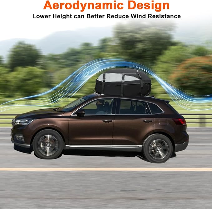 Car Rooftop Cargo Carrier Bag Waterproof Duty- Car Roof Top Carrier ， Roof Top Carrying Bags 20.5 Cubic Feet