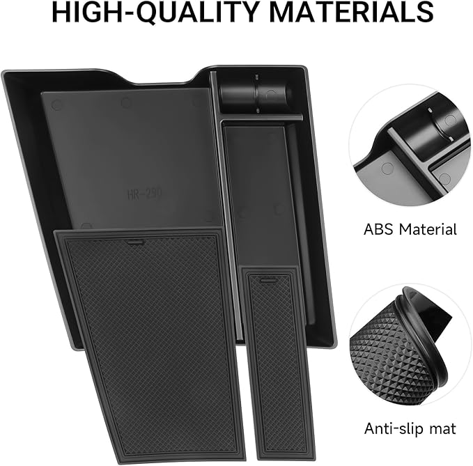 YOJOJOCO Center Console Organizer Compatible with Chevy 2025 2026 Equinox ABS Material Center Console Insert Tray Secondary Storage Box (Not for Equinox EV)