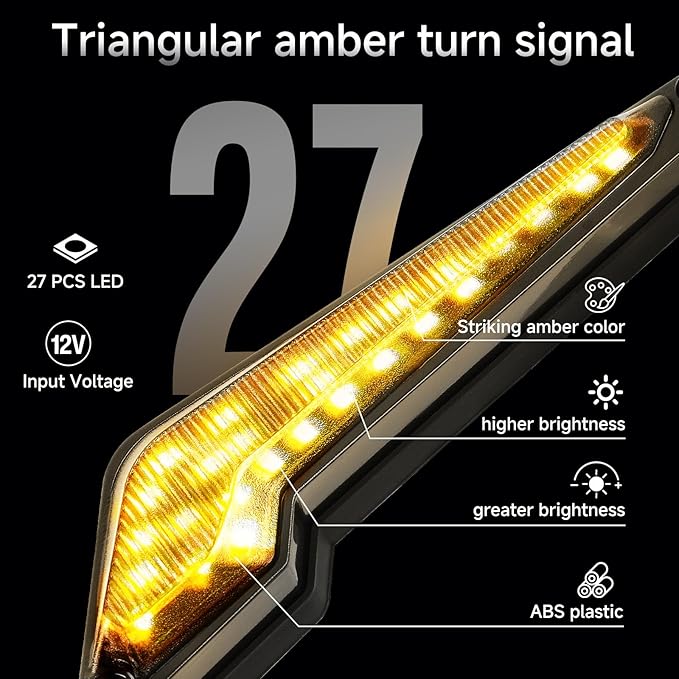 DREAMIZER UTV Turn Signal Kit with Horn, Plug and Play, Pre-Wired, UTV ATV Blinker with Rocker Switch Universal Street Legal Kit with Hazard light Compatible with Polaris, Can-Am, Teryx, CFMOTO