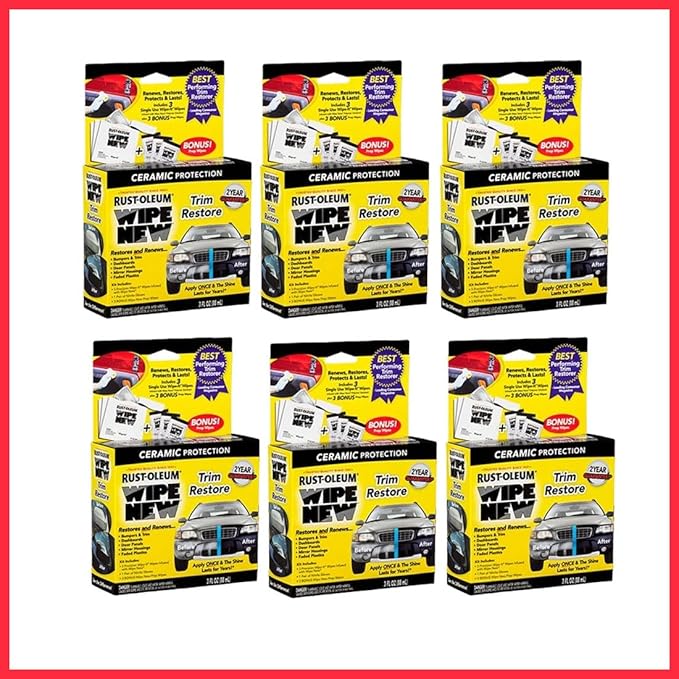 Wipe New Trim Restorer - 6 Pack