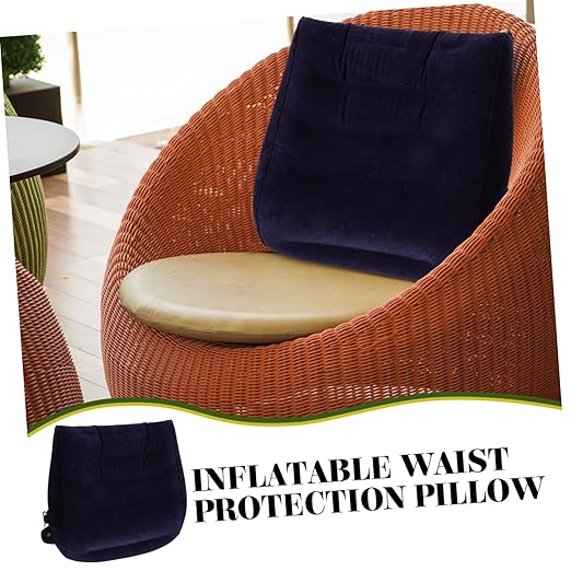 Inflatable Lumbar Pillow Car Seat Cushion for Office Chair Back Support Pillow