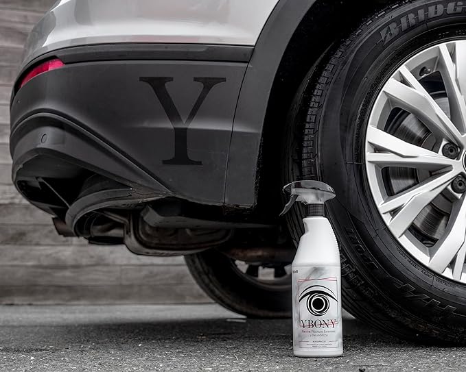 Sisbrill Ybony Plastic Restorer for Cars – Renews Faded Plastic Trim, Protects Against UV & Dirt – 25 fl oz