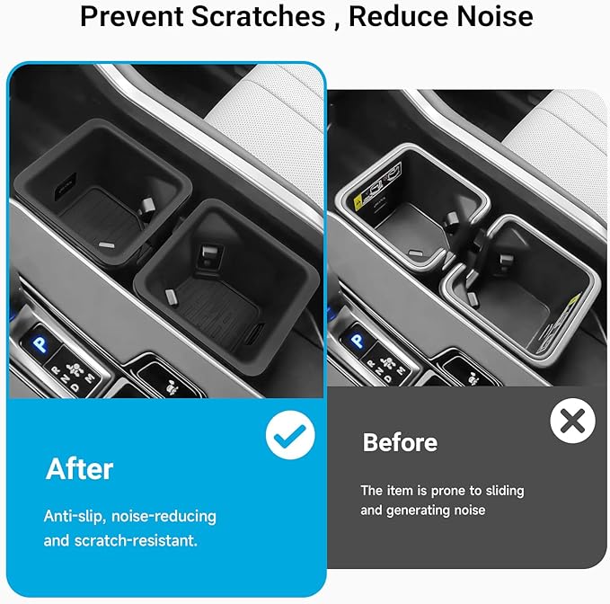Upgrade 2PCS Cup Holder Compatible with Lexus 2024 2025 2026 TX TX350/500h/550h+ Accessories Insert Cup Sleeve Silicone Material Center Console Organizer