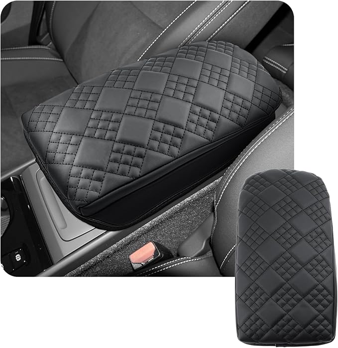 CDEFG for 2025 2026 Volvo XC40 Center Console Cover for 2019-2025 2026 Volvo XC40 Accessories Armrest Cover Middle Console Pad Arm Rest Leather Cover