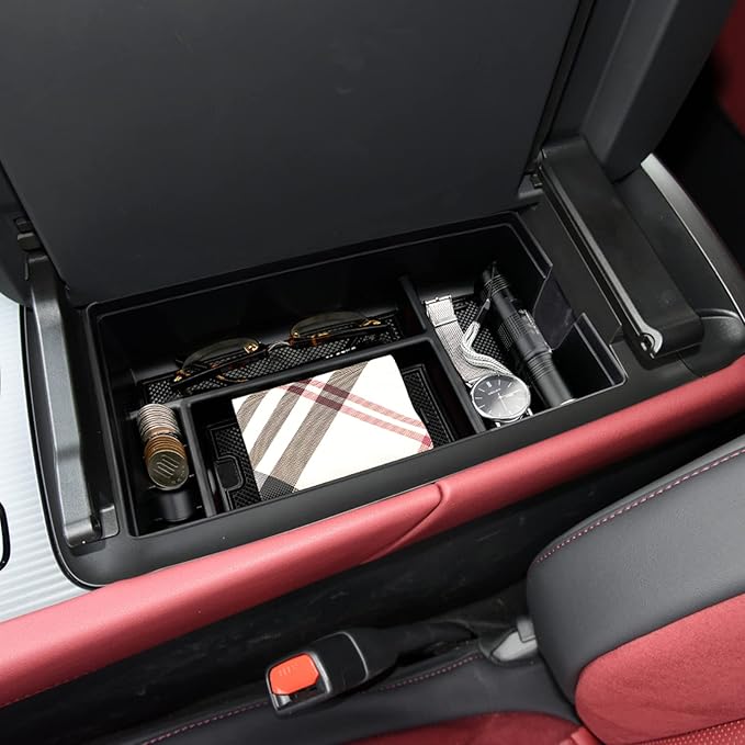 SXCY for 2023 2024 2025 2026 Lexus RX 350 Center Console Organizer 2023 2024 2025 2026 RX 350 Accessories Console Tray for 2024-2026 RX Hybrid RX 350h/ RX 500h F Sport Premium+/ Luxury