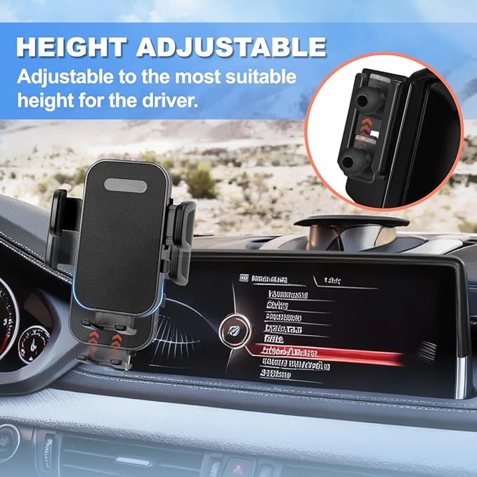 Car Phone Holder Fit for 2014-2018 BMW X5 / 2015-2019 BMW X6 Accessories Phone Mount 10.3-inch Screen Fixed Clip, Cell Phone Automobile Cradles Hands-Free 360 Degree Rotation Not Affect Air Vent
