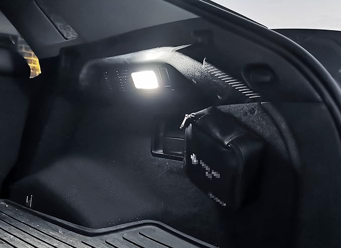 iJDMTOY Super Bright 2W High Power Xenon White Full LED Trunk Cargo Area Light w/Switch Compatible with Lexus, Compatible with Toyota, Powered by 18-SMD LED Diodes