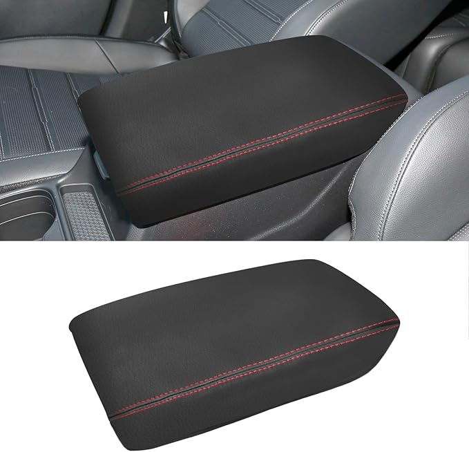 Compatible with Center Console Armrest Cover for Honda CRV 2022 2023 2024 2025 Leather Arm Rest Storage Box Lids Cushion Protector Pad