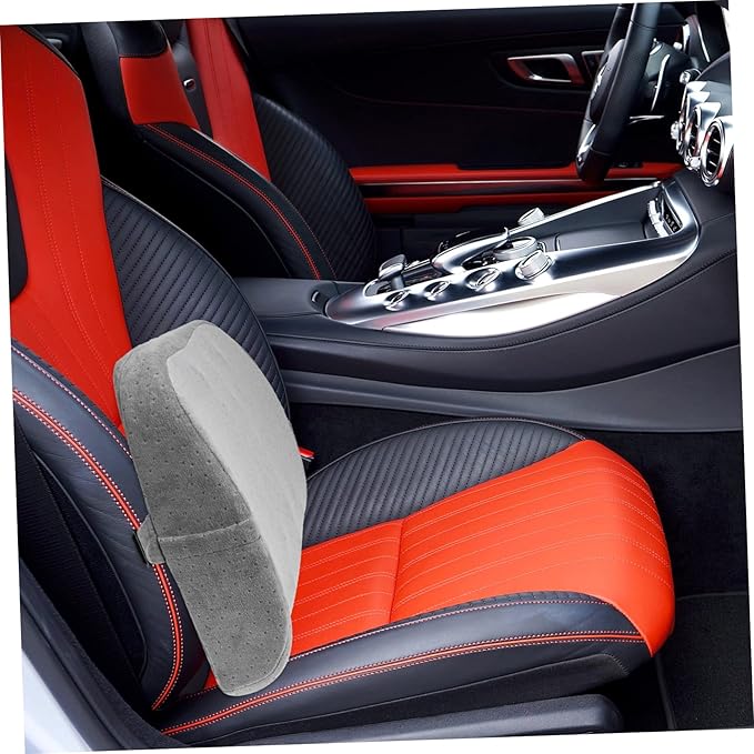Alipis Back Pillow Lumbar Support Memory Foam Seat Cushion Car Seats Pad for Tailbone Pain Relief