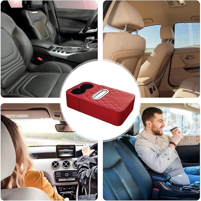 Car Armrest Cushion - Raised Center Console Organizer Pad | Vehicle Armrest Elbow Pad for Daily Commuting, Travel, Driving, Truck, SUV, Vehicle Interior, Comfort, Car Accessories