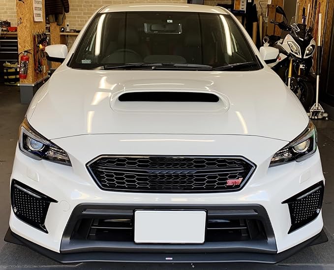 iJDMTOY White/Amber Dynamic Sequential Flash Switchback LED Daytime Running Lights Non-Fog Version Bezels Compatible with 2018-2021 Subaru WRX/WRX STI