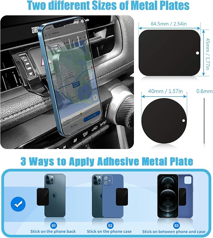 Phone Mount, Car Stand Holder, Only for (Toyota RAV4 2019 to 2024 Premium XLE, Adventure, TRD Off-Road, Limited, Hybrid XSE), Must with Adjustment Wheel, Otherwise Not Fit