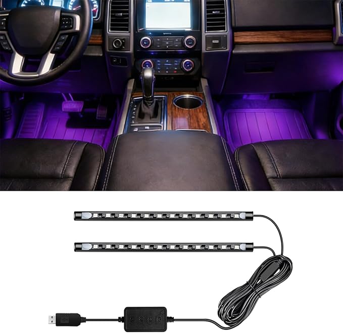 car led Lights Interior,car Ambient Lighting,Inside Lights for car,APP Control 16 Million Colors Music Sync,DIY Mode Multicolor led Lights for car Interior,Trucks,SUVs,12V Power