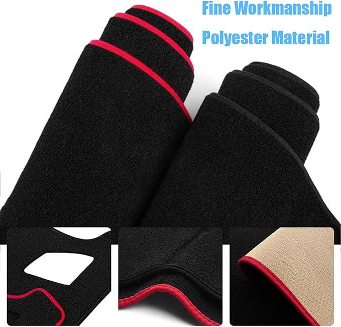 Fit for Hyundai Accent 2012-2017,Car Dashboard Cover,Non-Slip Dash Mat Dashboard Cover,Black Dash Cover Mat,Car Accessories
