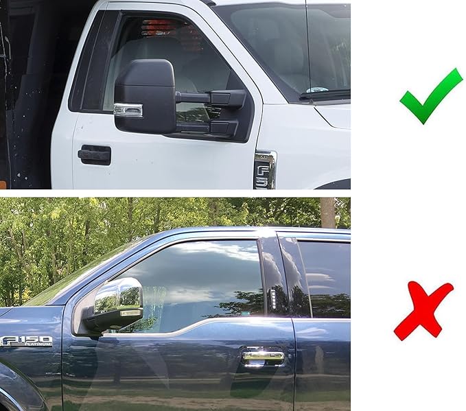 iJDMTOY Semi-Clear Lens Dynamic Sequential Blink Triple-Row Full LED Side Mirror Turn Signal Light Assembly Kit Compatible with 2017-2022 Ford F-250 F-350 Towing Mirror