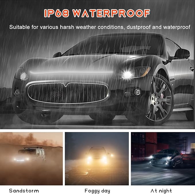 Car Hood Light Strip, 71 Inches Flexible DRL Dynamic Scan Start up Hoodbeam Kit, Waterproof 12V LED Headlight Strips Engine Cover Decoration, Exterior Car Accessories