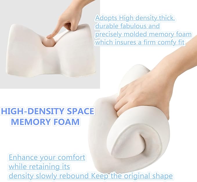 Car Neck Support Pillow,Car Neck Pillow for Relieving Neck Fatigue 100% Soft Memory Foam,Ergonomic Design