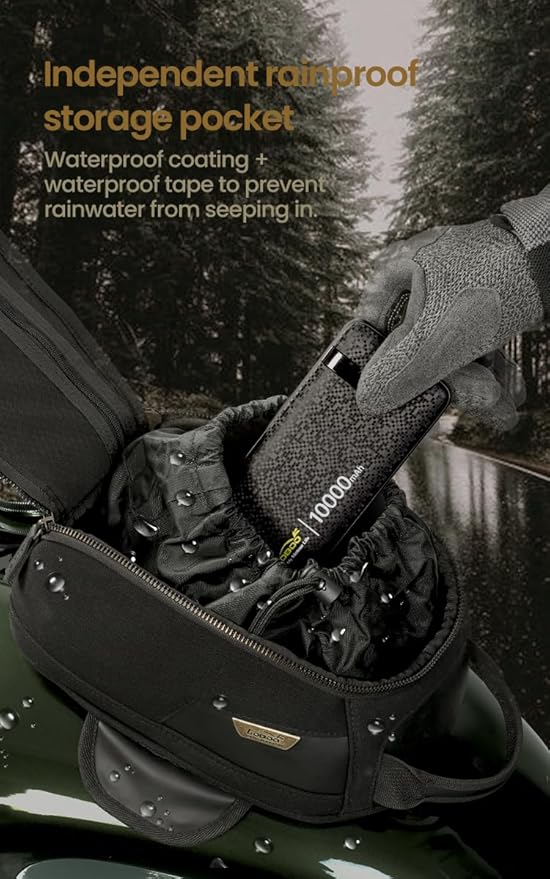 Loboo Motorcycle Tank Bag Expandable Motorcycle Bag, Magnetic Suction Quick Release ，Compatible With CFMOTO 400GT 450SR 450NK 650 GT 700CL-X 800MT 800NK