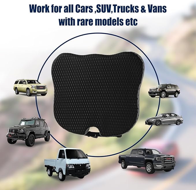 Hapiclody Car Seat Cushion for Driving,Office Chair Cushions Non-Slip Hip & Lower Back Tailbone Chair Pillow Pad,Memory Foam Seat Cushion for Car Seat Driver Truck Desk Wheelchair