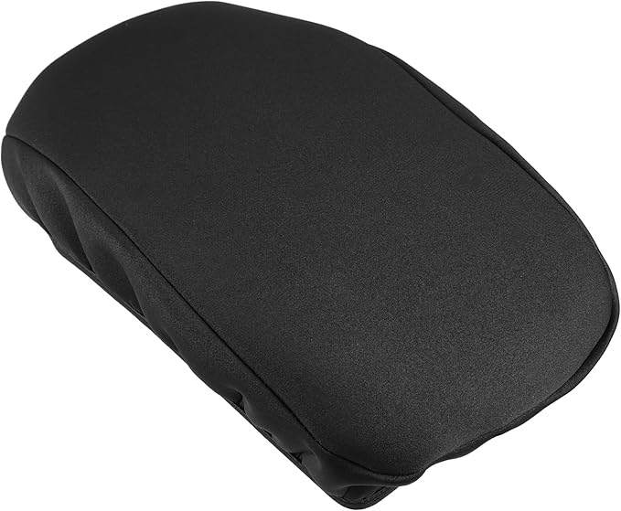 X AUTOHAUX Car Center Console Armrest Cover for Chevrolet Equinox 2018-2023 Neoprene Interior Arm Rest Cover Elbow Cushion Pad Black