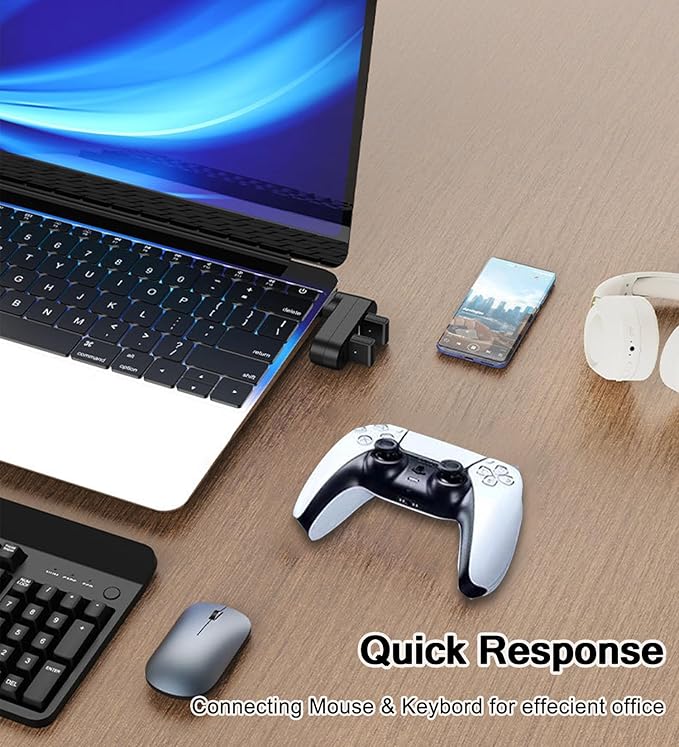 4-Port USB 3.0 Hub [90°/180° Degree Rotatable], Powered USB Hub with 1 x USB C Power/Data Port, USB Expander USB Splitter for Laptop, PC, Car, iMac, MacBook Air/Pro, Tesla-2 Pack