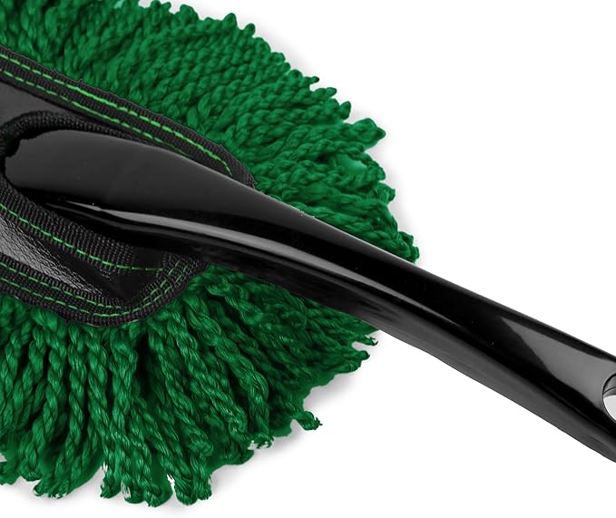 Maxshine Universal Mini Microfiber Car Duster – Interior Dusting Tool for Cars, Trucks & SUVs – Safe on All Surfaces – Gently Removes Dust, Dirt & Debris – Reusable Auto Detailing Brush