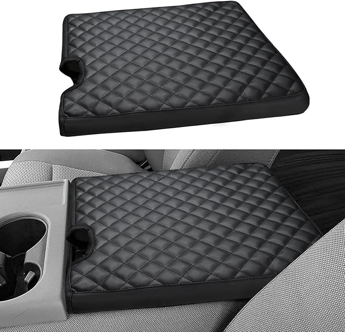 INTGET Car Center Console Armrest Cover for 2025 Ford F150 Accessories 2015-2023 2024/for F250 F350 F450 F550 2017-2024 40/20/40 Jump Seat Console Lid Seat Cover (Cushion, 2015-2026 Jump Seat)
